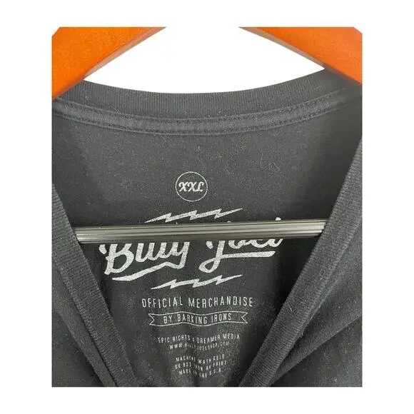 Billy Joel T Shirt 2018 MSG 100th Show XXL Black Concert Madison Square Garden - Picture 3 of 6